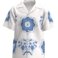 White blue - Satin shirt